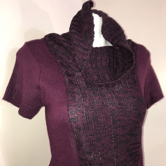 Point Zero Deep Burgundy Wine Turtleneck Dress - Picture 4 of 15